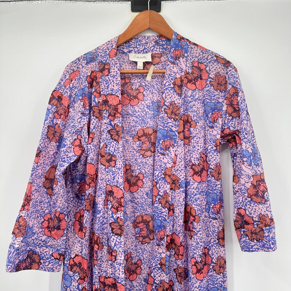 CLEOBELLA NWT Zoya Long Duster Kimono Wrap Cover Up // XS/S - Picture 6 of 13